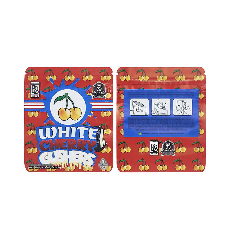 Backpack Boyz Plastic Bags 1g - 3.5g Smell Proof Flower CBD Edibles Cookies Packaging Child Resistant CR Exit Ziplock Mylar Children Proof Zipper Bags