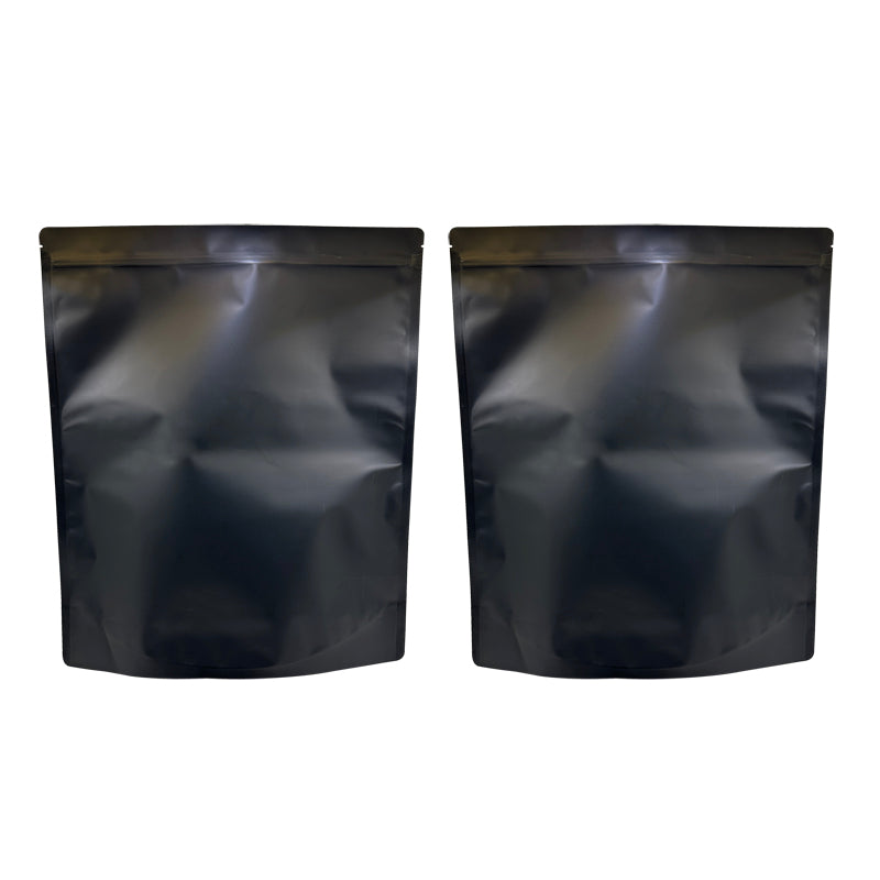 0.5g 1g 3.5g 7g 14g 28g 454g 1lb Pound Black Matte Color Zipper Bag Smell Proof Pouch One Side Clear Mylar Bag 100PCS Free Ship