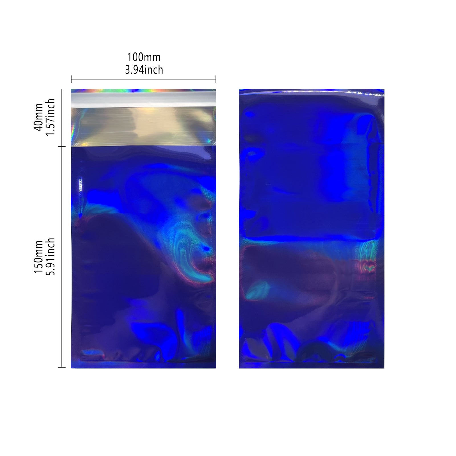 50pcs Colors Laser Self-seal Holographic Envelopes Courier Bags Gifts Cards, Postcards, Badges, Gifts, Lipstick, Greeting Cards