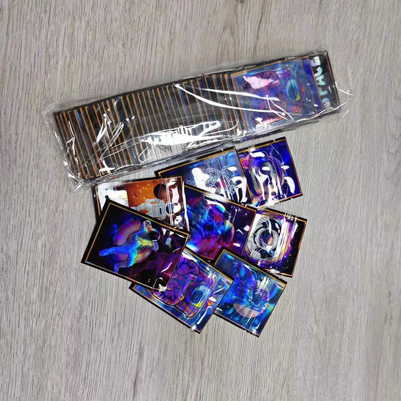 1g Cookies Leaf Package Bag Food Grade Edibles Laser Reflective Mini Foil Pouch Mylar Plastic Ziplock Food Storage Plastic Bags