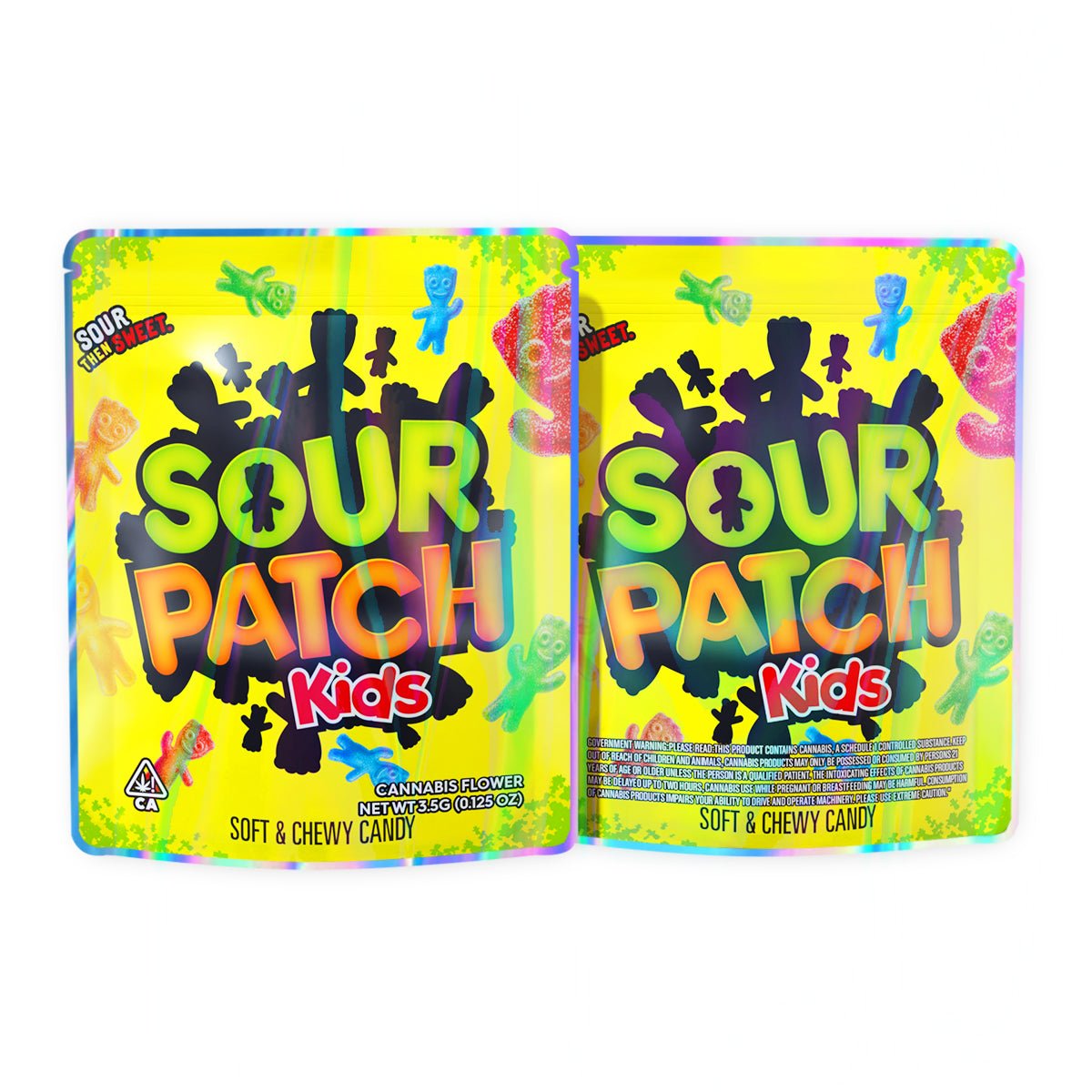 Sour Patch Kids Soft Candy Mylar Bags 3.5 Grams