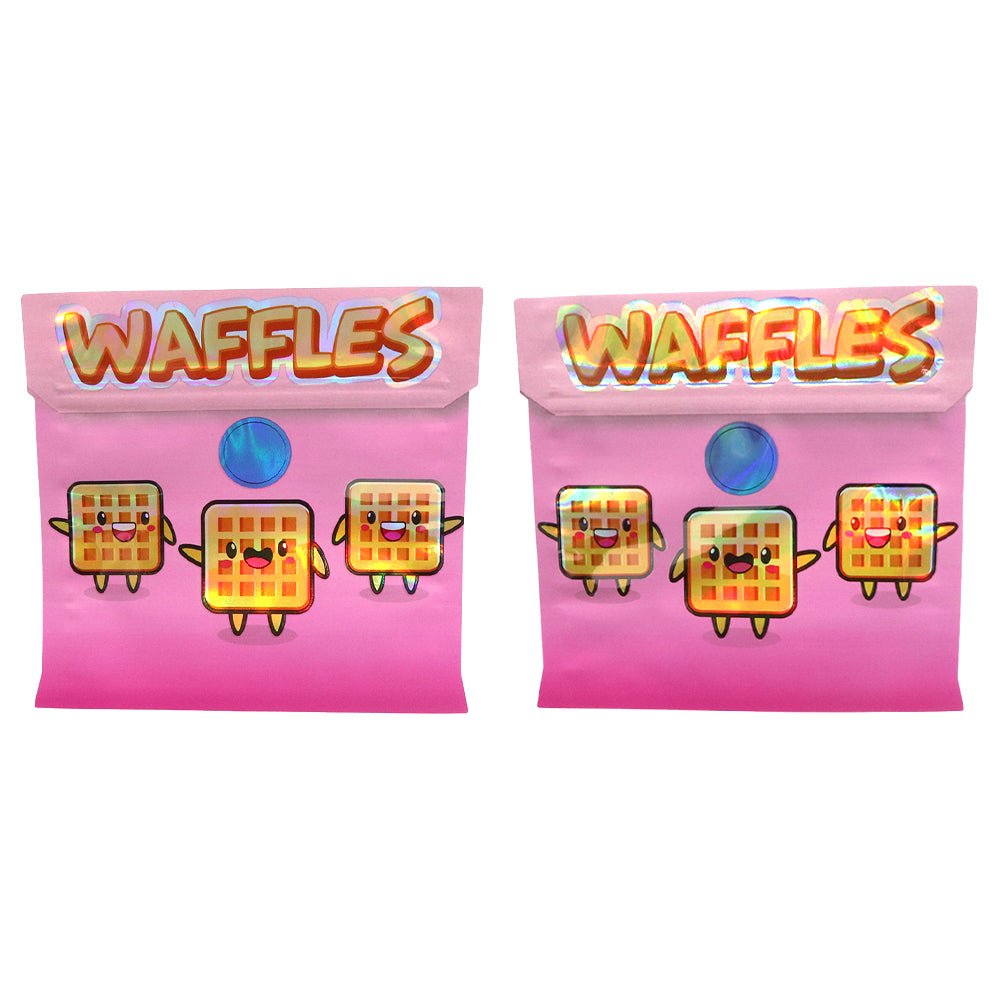 Waffles Mylar Bags 3.5 Grams