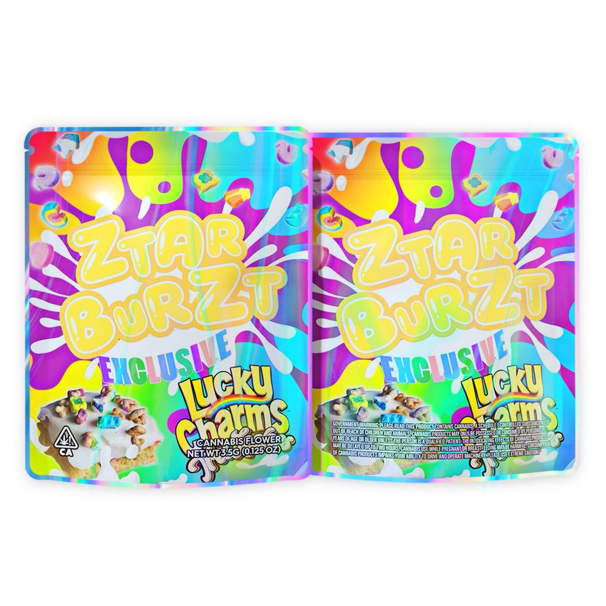 Ztarburst Exclusive Lucky Charms Tres Leches Mylar Bags 3.5 Grams