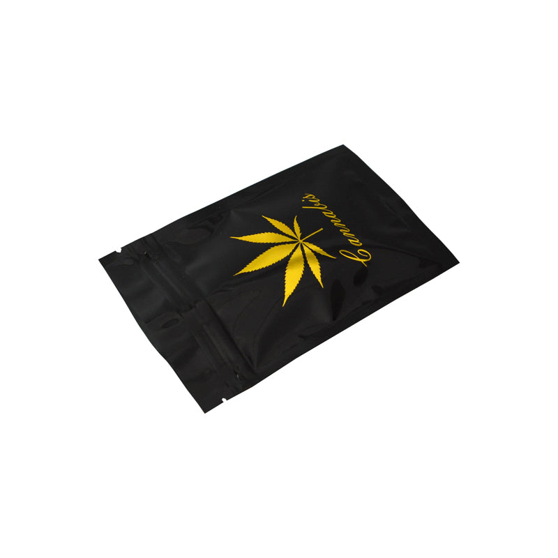 100 PCS  Hot Stamping Bag embossed Logo Hologram Aluminum Foil Zip lock Bags Glitter Laser Plastic Mylar Pouch Food Storage Bags