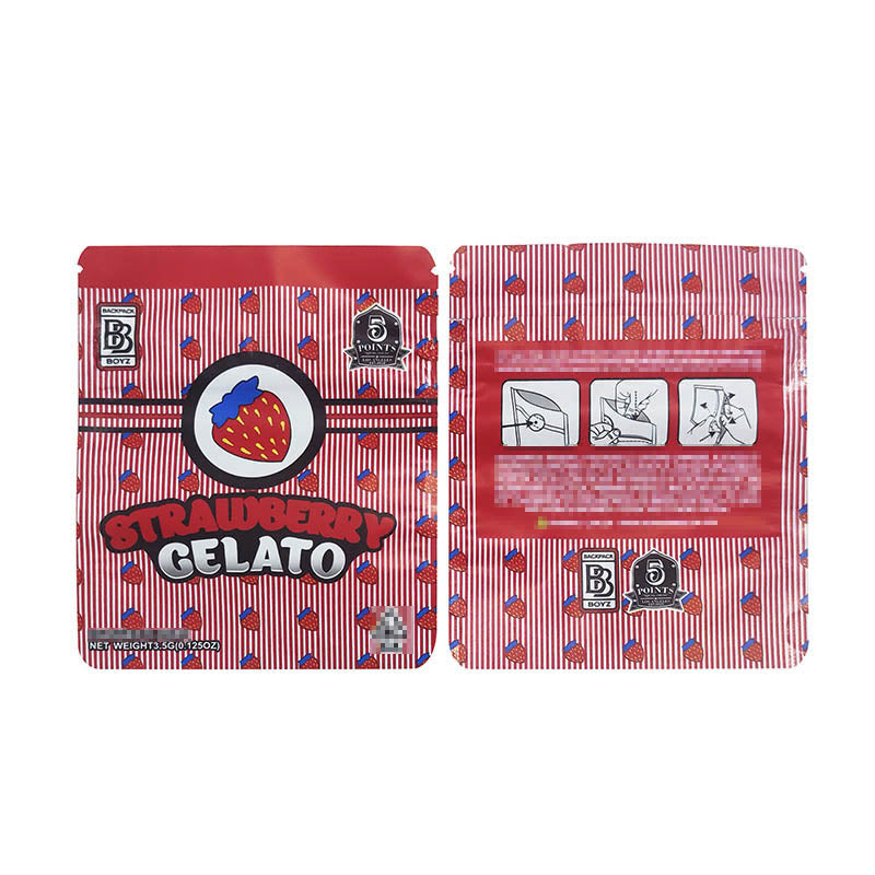 Backpack Boyz Plastic Bags 1g - 3.5g Smell Proof Flower CBD Edibles Cookies Packaging Child Resistant CR Exit Ziplock Mylar Children Proof Zipper Bags