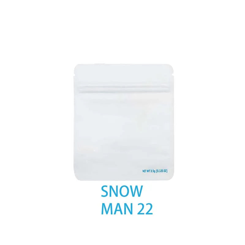 Edibles Food Grade 3.5g Mylar Bag Foil Candy Cookie Package Smell-proof Soft Touch Stand Up Pouches Custom Ziplock Plastic Bags