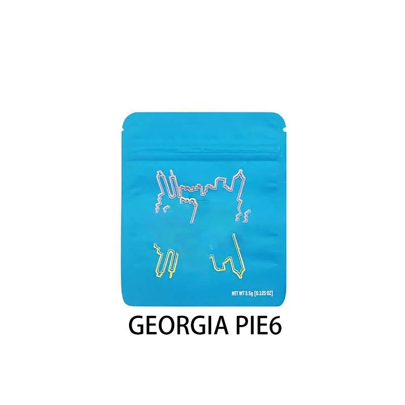 Edibles Food Grade 3.5g Mylar Bag Foil Candy Cookie Package Smell-proof Soft Touch Stand Up Pouches Custom Ziplock Plastic Bags