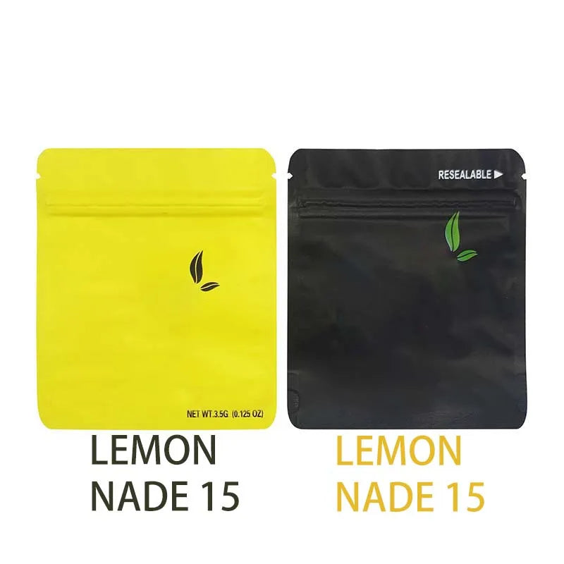 Edibles Food Grade 3.5g Mylar Bag Foil Candy Cookie Package Smell-proof Soft Touch Stand Up Pouches Custom Ziplock Plastic Bags