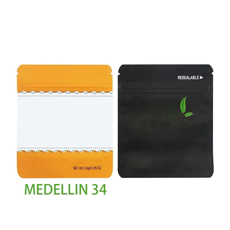 Edibles Food Grade 3.5g Mylar Bag Foil Candy Cookie Package Smell-proof Soft Touch Stand Up Pouches Custom Ziplock Plastic Bags