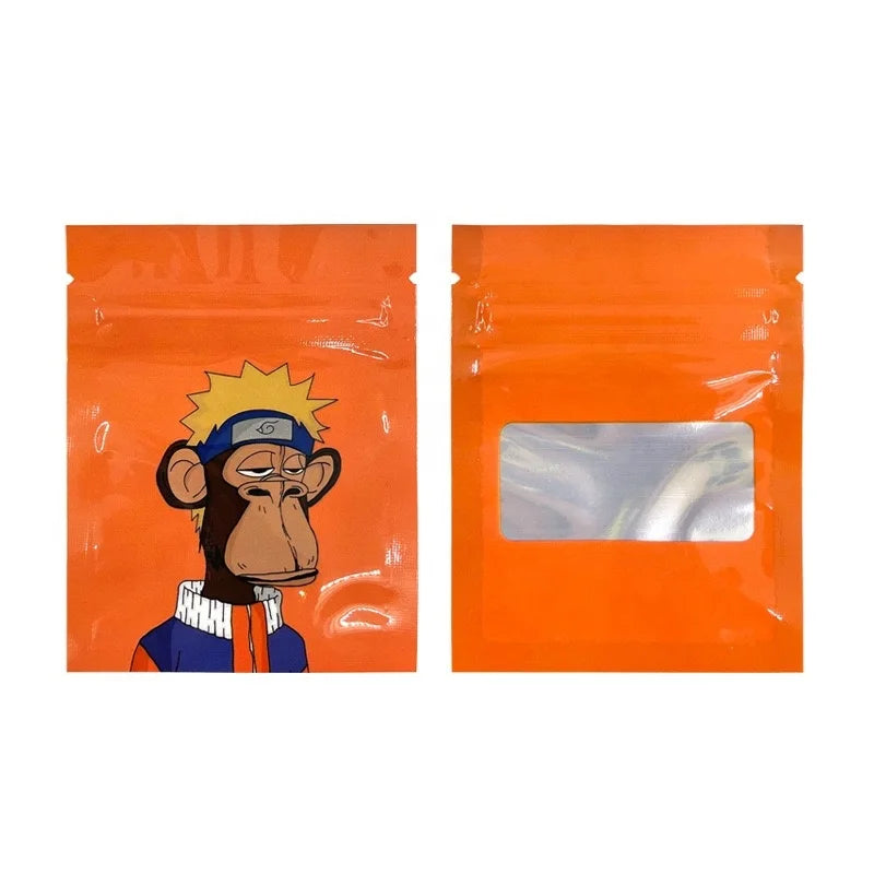 1g 3.5g 7g 14g 28g Food Grade Reusable Smell Proof Soft Touch Zipper Edible Mylar 3.5 Bag