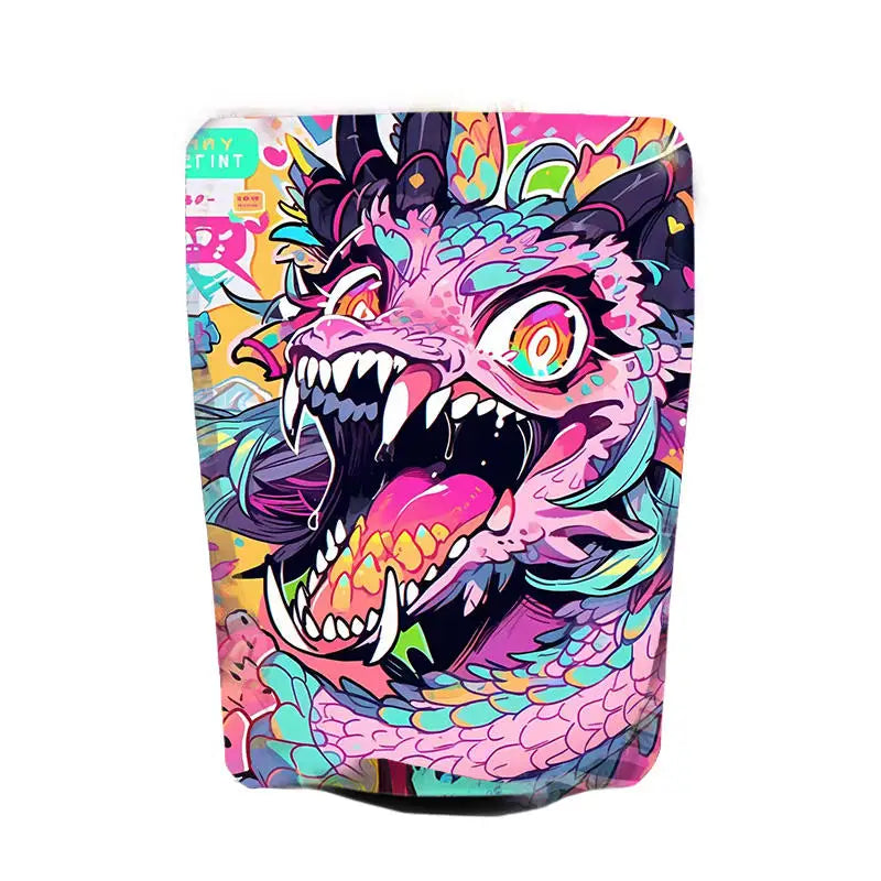 3.5G 7g 14g 28g custom plastic vertical Doypack bag deodorant 3.5g Mylar bag with my logo