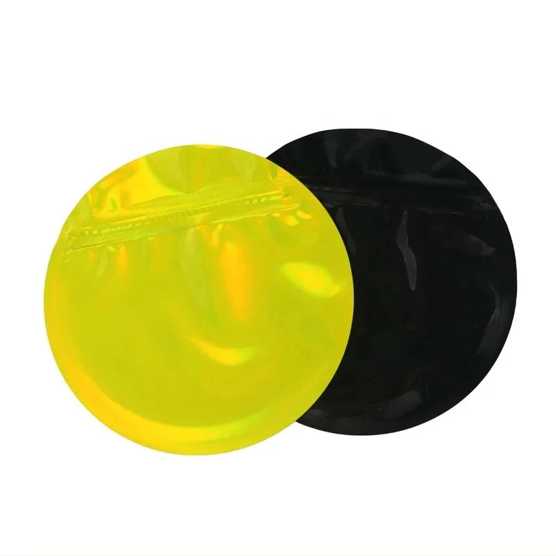Wholesale 1g  Custom Shape Mylar Bag Resealable Zipper Soft Touch Child Resistant Candy Packaging