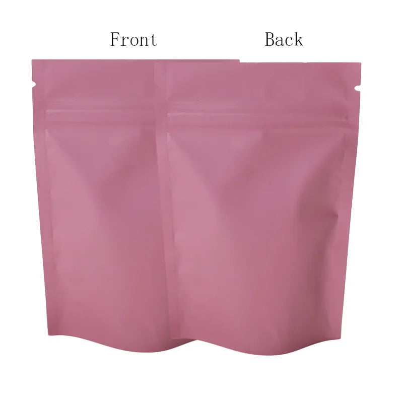 Metallic Mylar Ziplock Bag, Water Proof Plastic Bags, Stand Valve Pouch, Resealable Aluminum Foil