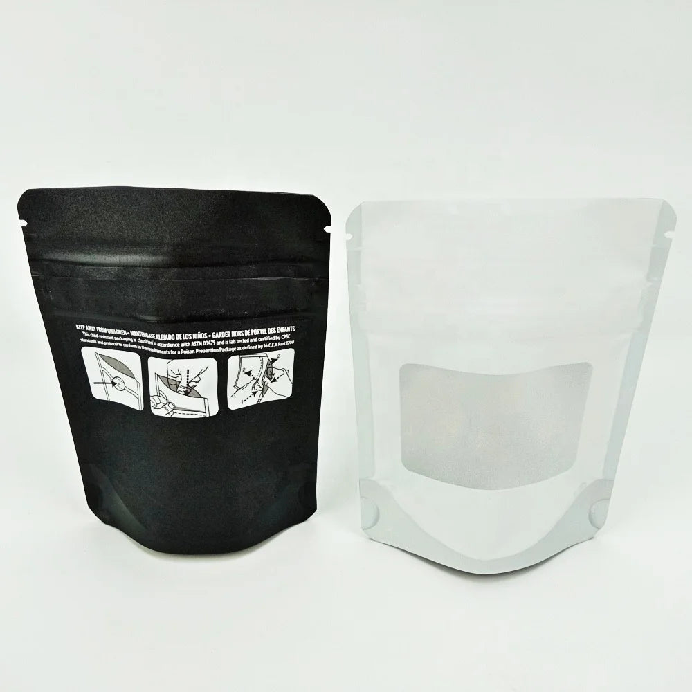 Custom Printed Packaging New Baggies 3.5g Unique Special Die Cut Shaped Mylar Bags Resealable Zipper Pack Mylar Bags Holographic