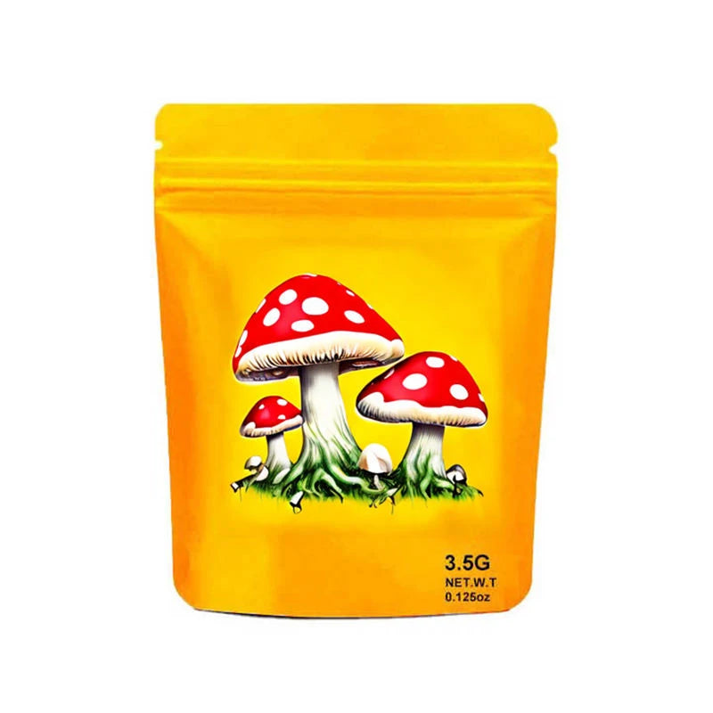 3.5G 7g 14g 28g custom plastic vertical Doypack bag deodorant 3.5g Mylar bag with my logo