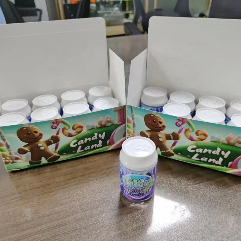 In Stock Custom  Soda Cans Tin Can Packaging 2oz Jars Plastic Can Plastic Jar 2oz Glass Jars with Lids