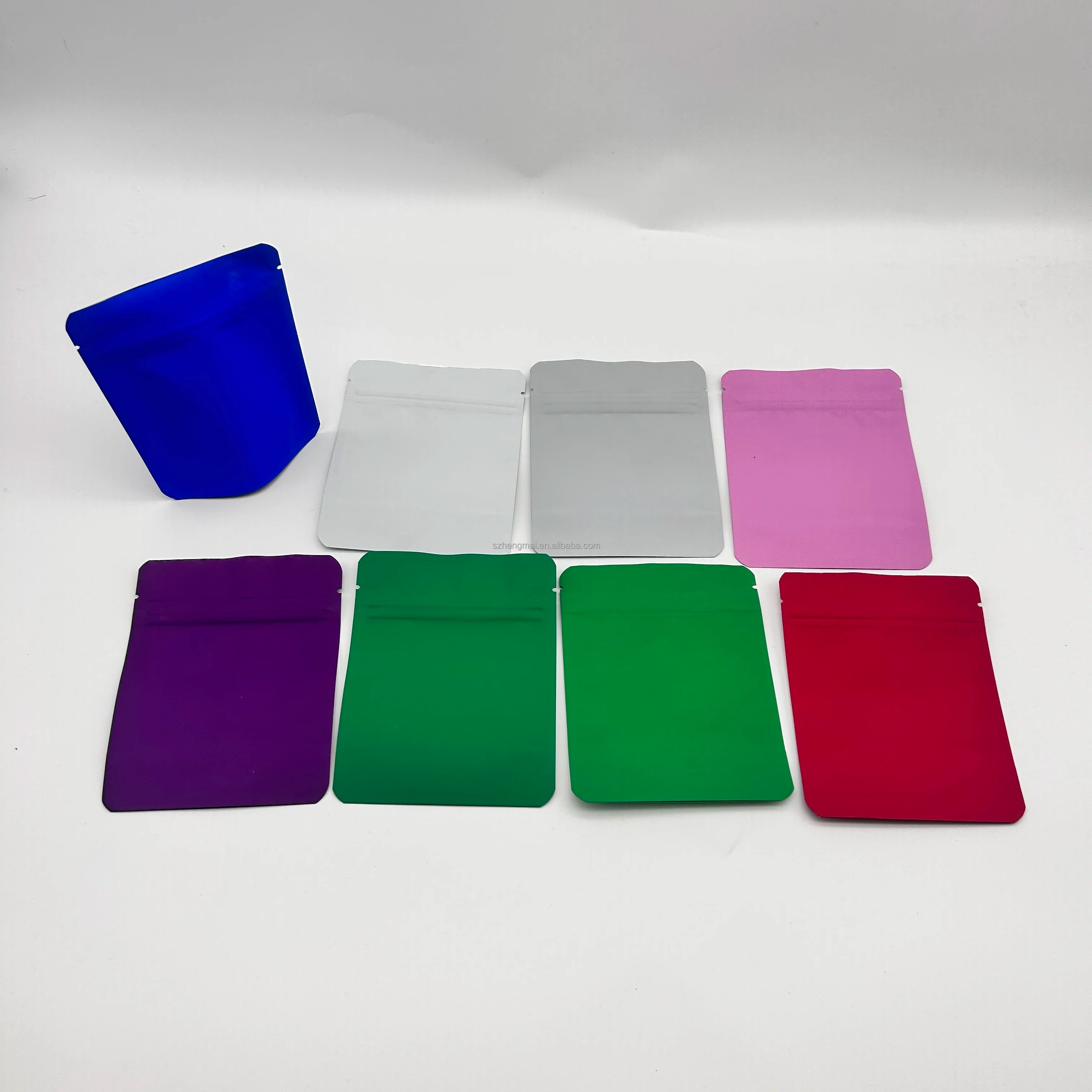 Custom 3.5G SOFT TOUCH BAGS Printed Smell Proof Resealable Zip Lock Mylar Bags Stand up Pouch Die Cut Mylar Bag