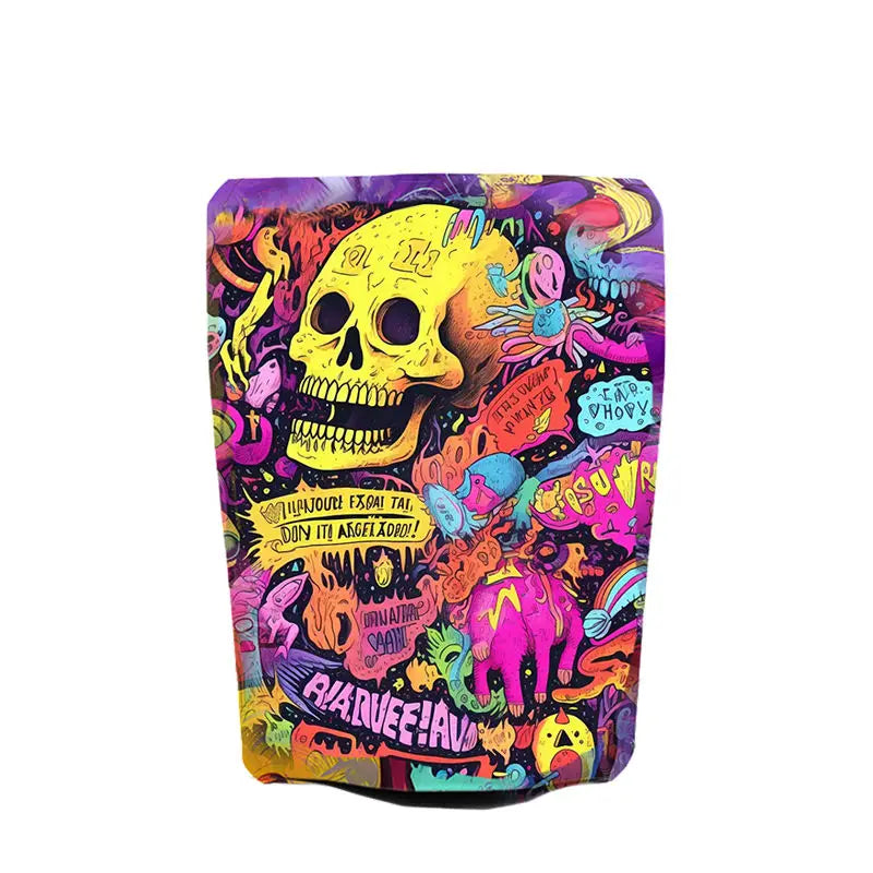 3.5G 7g 14g 28g custom plastic vertical Doypack bag deodorant 3.5g Mylar bag with my logo