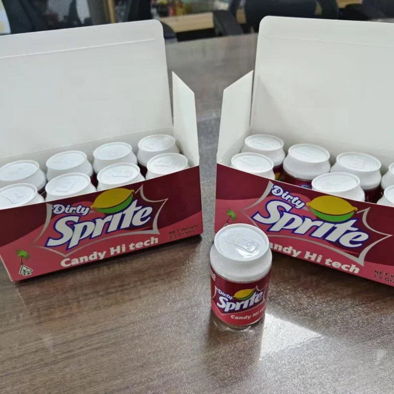 In Stock Custom  Soda Cans Tin Can Packaging 2oz Jars Plastic Can Plastic Jar 2oz Glass Jars with Lids