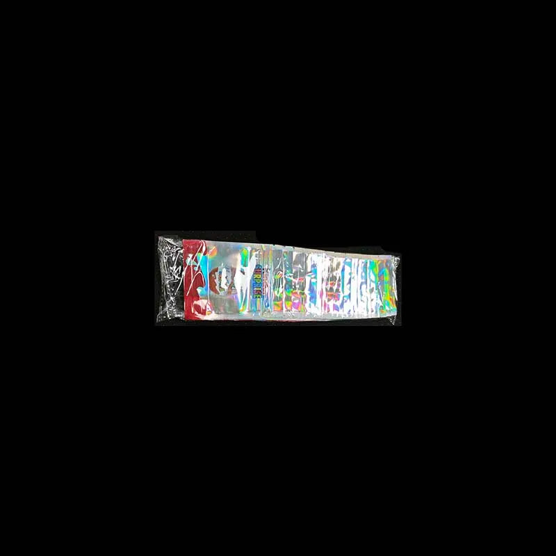 Mini 3 Side Seal Zip Lock Mylar Bag Cartoon 1g Edible Flat Zipper Pouch Laser Holographic Edible Smell Proof Flower Package Bags