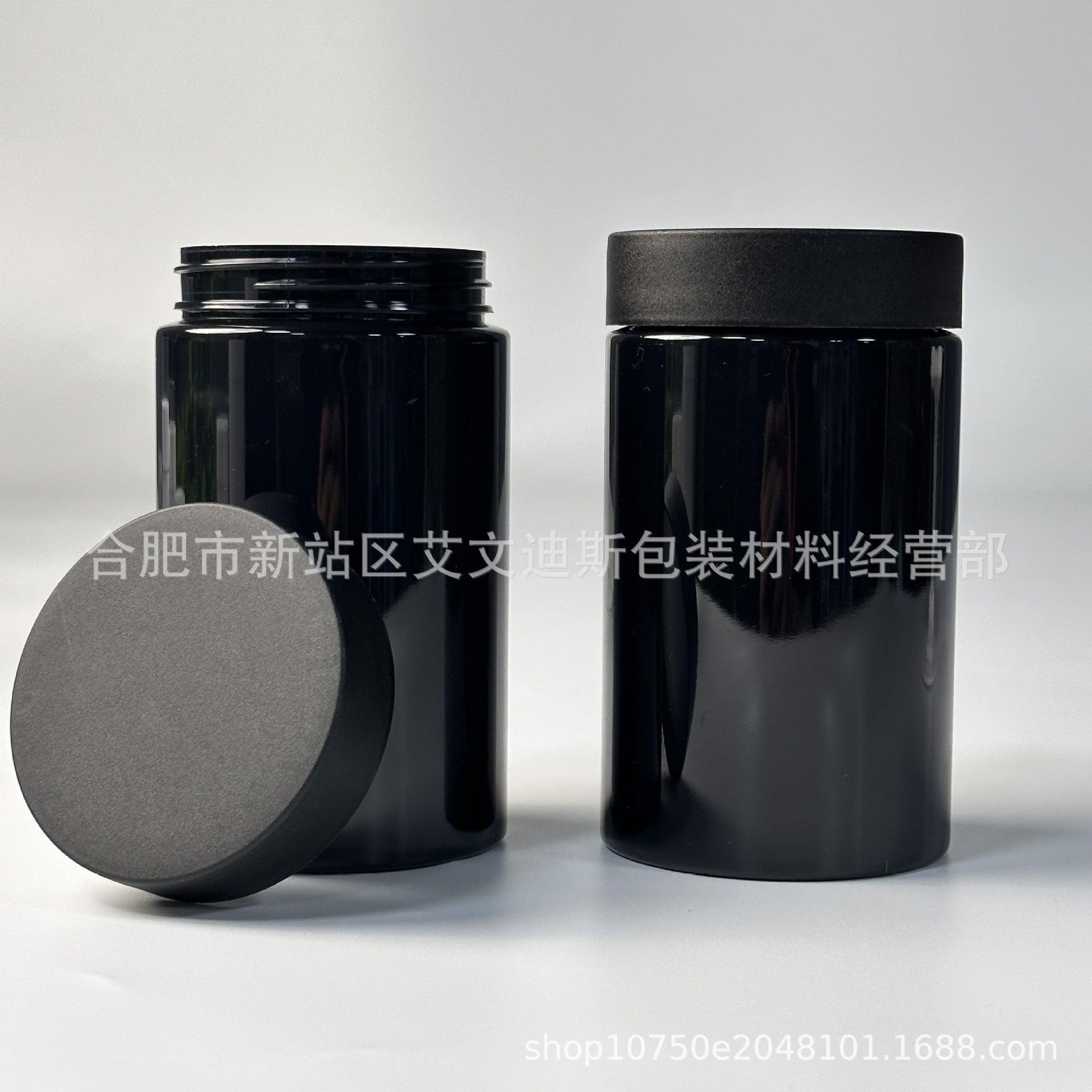 Food Grade PET Wide Mouth Bottle Essence Mask Jar Anti-Child Press Screw Cap 40ml 60ml 100ml 120ml