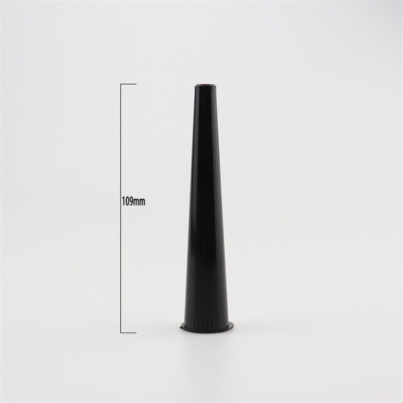 Children's conical outlet 109mm pressure screw cap pipe Cigarette pipe Anti-cigarette pipe PP USA