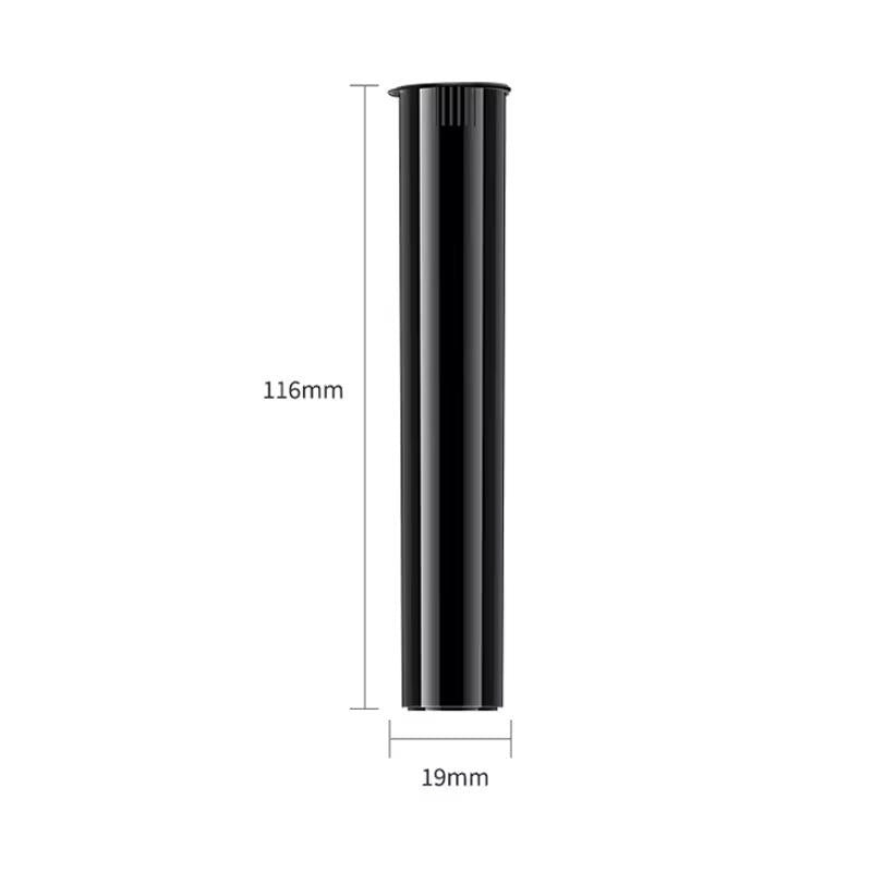 Wholesale 19x116mm plastic tube pop top plastic tube child protective tube