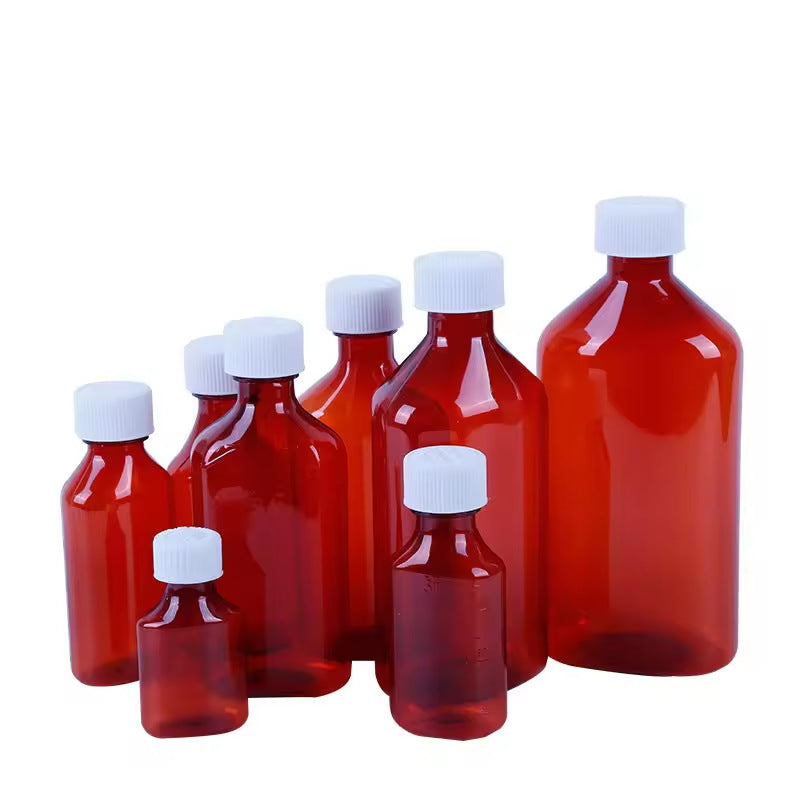 20Ml, 30ml, 60ml, 100ml, 150ml oral liquid polyester bottle syrup bottle cough water bottle