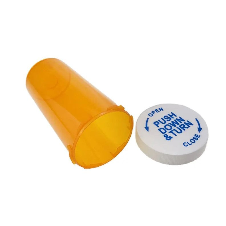 Anti-child pressure screw cap PP pill bottle, food grade medicine bottle