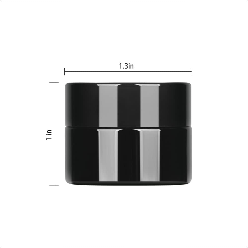 Brown glass cream bottle brown glass eye cream bottle 5g cosmetics sub-packaging empty bottle face cream sample bottle ointment bottle