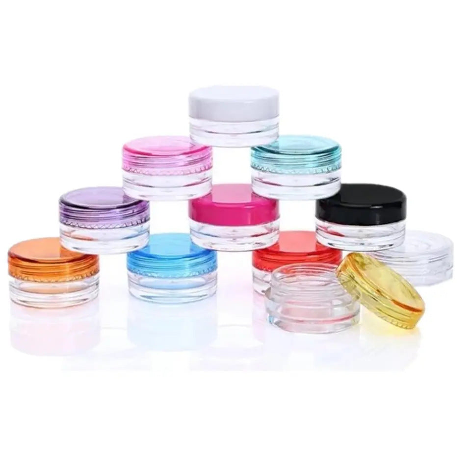 5 10 15 20g PS cream box, powder box, cosmetic packaging bottle, travel sub-bottle, round bottom cream