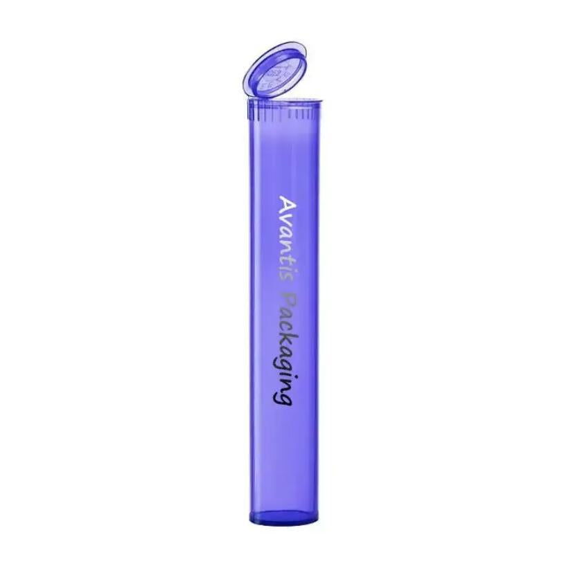 19X116mm flip-top plastic tube, one-piece bottle, safety cover bounce bottle POP TOP edible