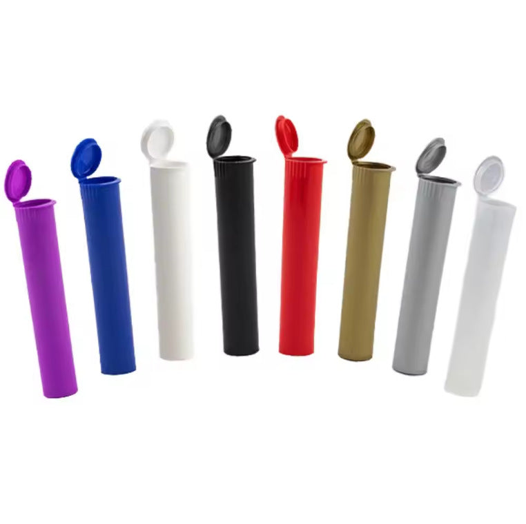 POP TOP plastic tube anti-child bounce tube 116mm cigar moisturizing tube medicine storage tube portable conical tube