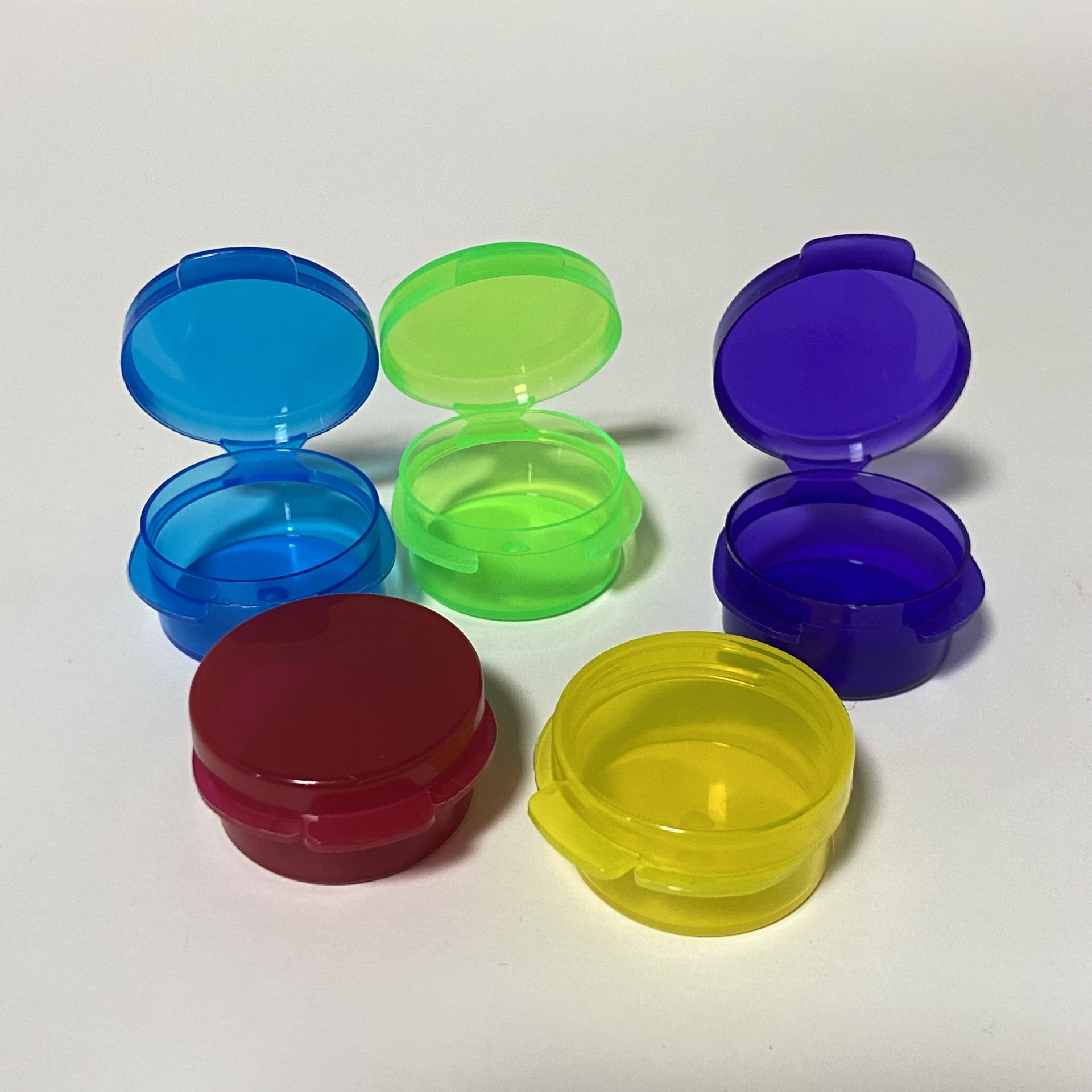 1G 3g 5g 10g wholesale plastic cosmetics sample jar flip jar plastic bottle concentrate bottle