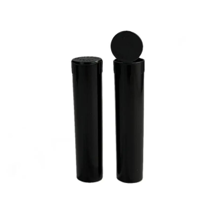 19X95mm pop top bounce bottle pp integrated sealing tube cbd hemp tobacco cigarette tube with lid plastic bag