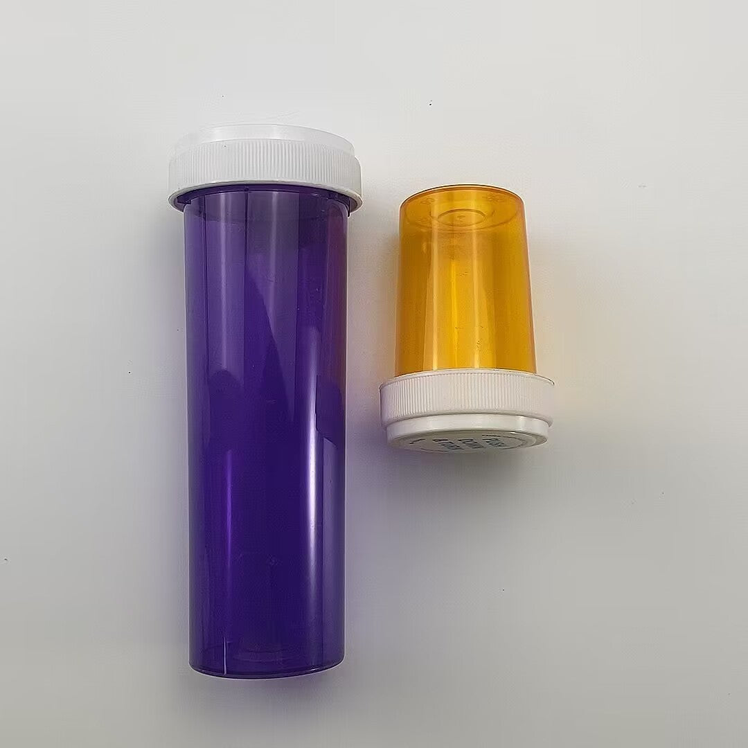 30DR 40DR pressure screw cap, front and back bottles, medical tobacco plastic bottles