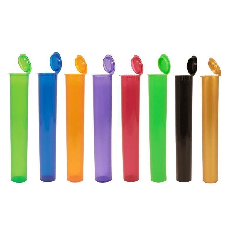 Protective children Electronic atomizer packaging tube Color plastic tube 98mm 116mm