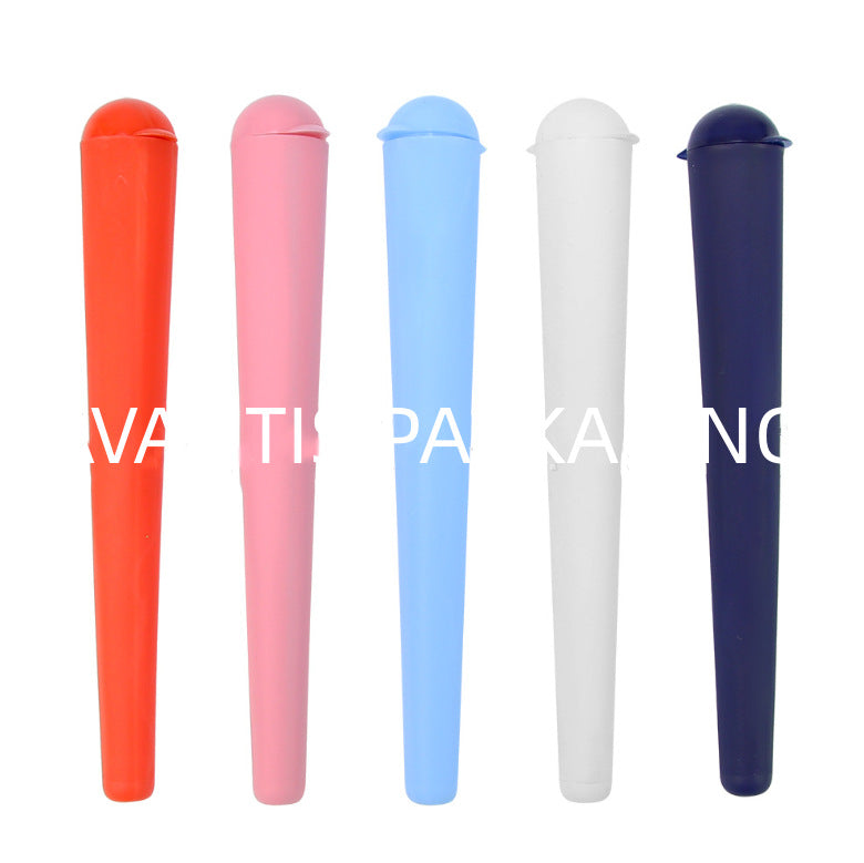 116Mm plastic conical tube, portable cigarette tube empty tube