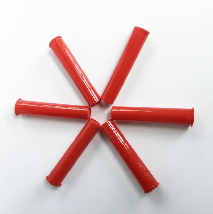 95Mm plastic integrated cover cigar tube, portable medicine storage tube, single portable moisturizing tube, pre-rolled cigarette paper tube batch