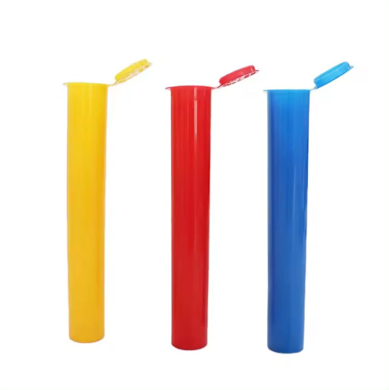 POP TOP plastic tube anti-child bounce tube 116mm cigar moisturizing tube medicine storage tube portable conical tube