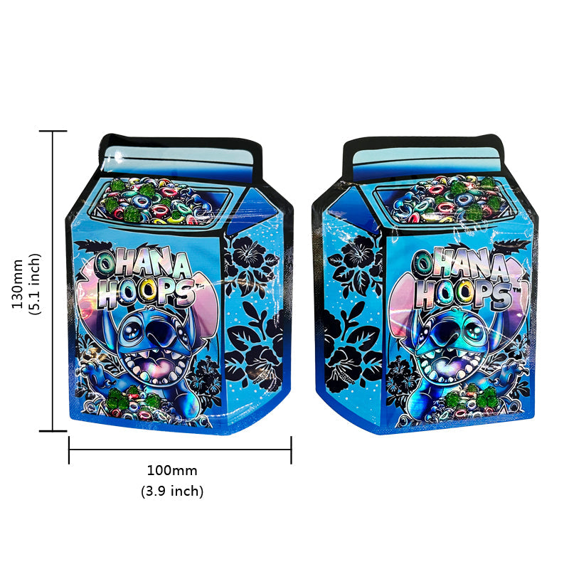100pcs Shape Mylar Bags Holographic Gift Surprises, Stationery, Holiday Parties, Birthdays, Packaging, Funny Props, DIY Playsets