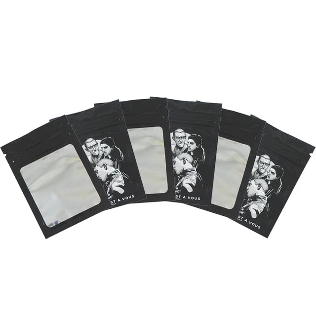 Resealable Foil Zip Lock Mylar Bags Edibles Gummy Smell Proof Ziploc Packaging Plastic Bag Mini Beuh Pouches Sachets Baggies