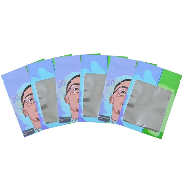 Resealable Foil Zip Lock Mylar Bags Edibles Gummy Smell Proof Ziploc Packaging Plastic Bag Mini Beuh Pouches Sachets Baggies