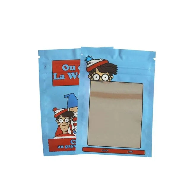 Resealable Foil Zip Lock Mylar Bags Edibles Gummy Smell Proof Ziploc Packaging Plastic Bag Mini Beuh Pouches Sachets Baggies