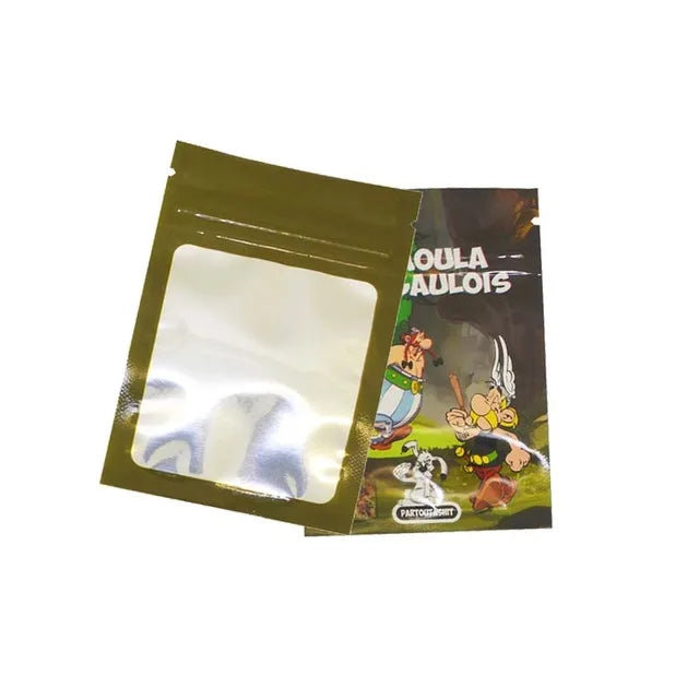 Resealable Foil Zip Lock Mylar Bags Edibles Gummy Smell Proof Ziploc Packaging Plastic Bag Mini Beuh Pouches Sachets Baggies