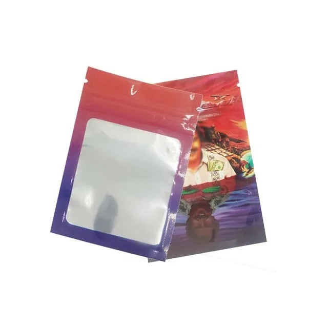 Resealable Foil Zip Lock Mylar Bags Edibles Gummy Smell Proof Ziploc Packaging Plastic Bag Mini Beuh Pouches Sachets Baggies