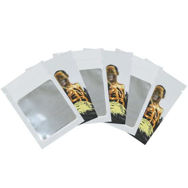 Resealable Foil Zip Lock Mylar Bags Edibles Gummy Smell Proof Ziploc Packaging Plastic Bag Mini Beuh Pouches Sachets Baggies