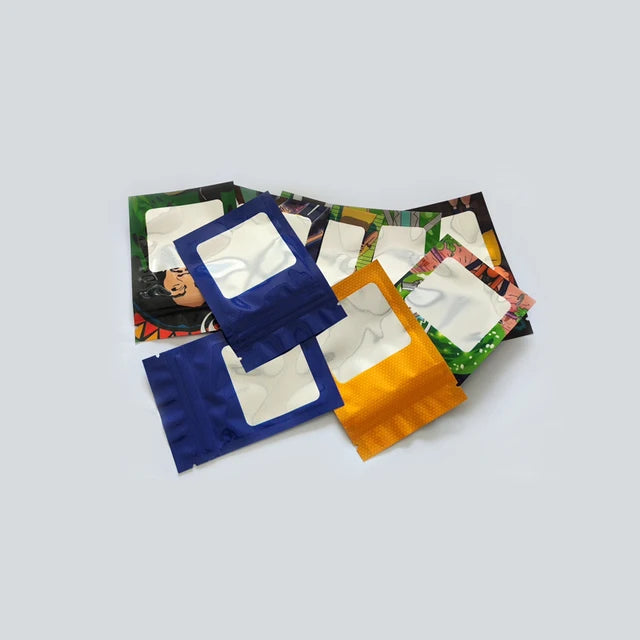 Resealable Foil Zip Lock Mylar Bags Edibles Gummy Smell Proof Ziploc Packaging Plastic Bag Mini Beuh Pouches Sachets Baggies