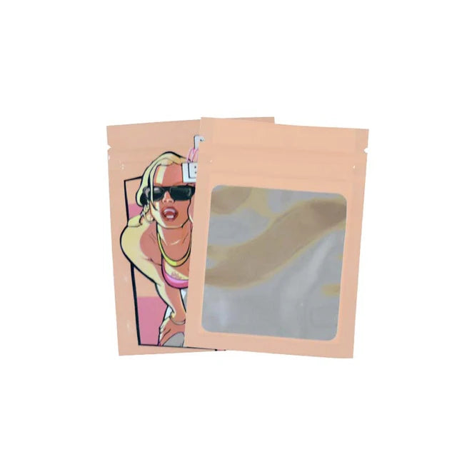 Resealable Foil Zip Lock Mylar Bags Edibles Gummy Smell Proof Ziploc Packaging Plastic Bag Mini Beuh Pouches Sachets Baggies