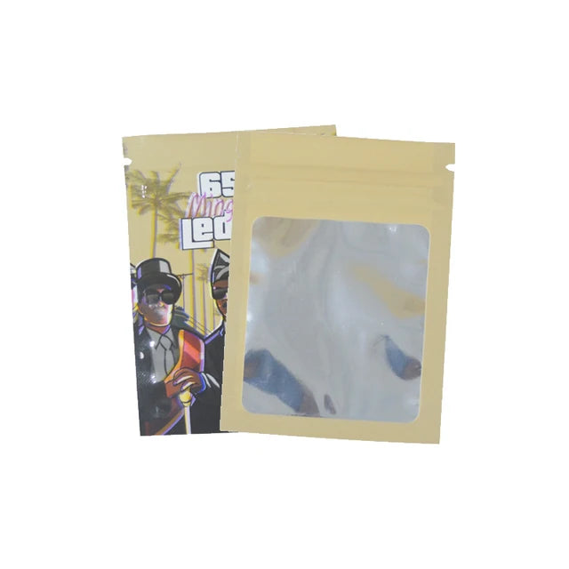 Resealable Foil Zip Lock Mylar Bags Edibles Gummy Smell Proof Ziploc Packaging Plastic Bag Mini Beuh Pouches Sachets Baggies